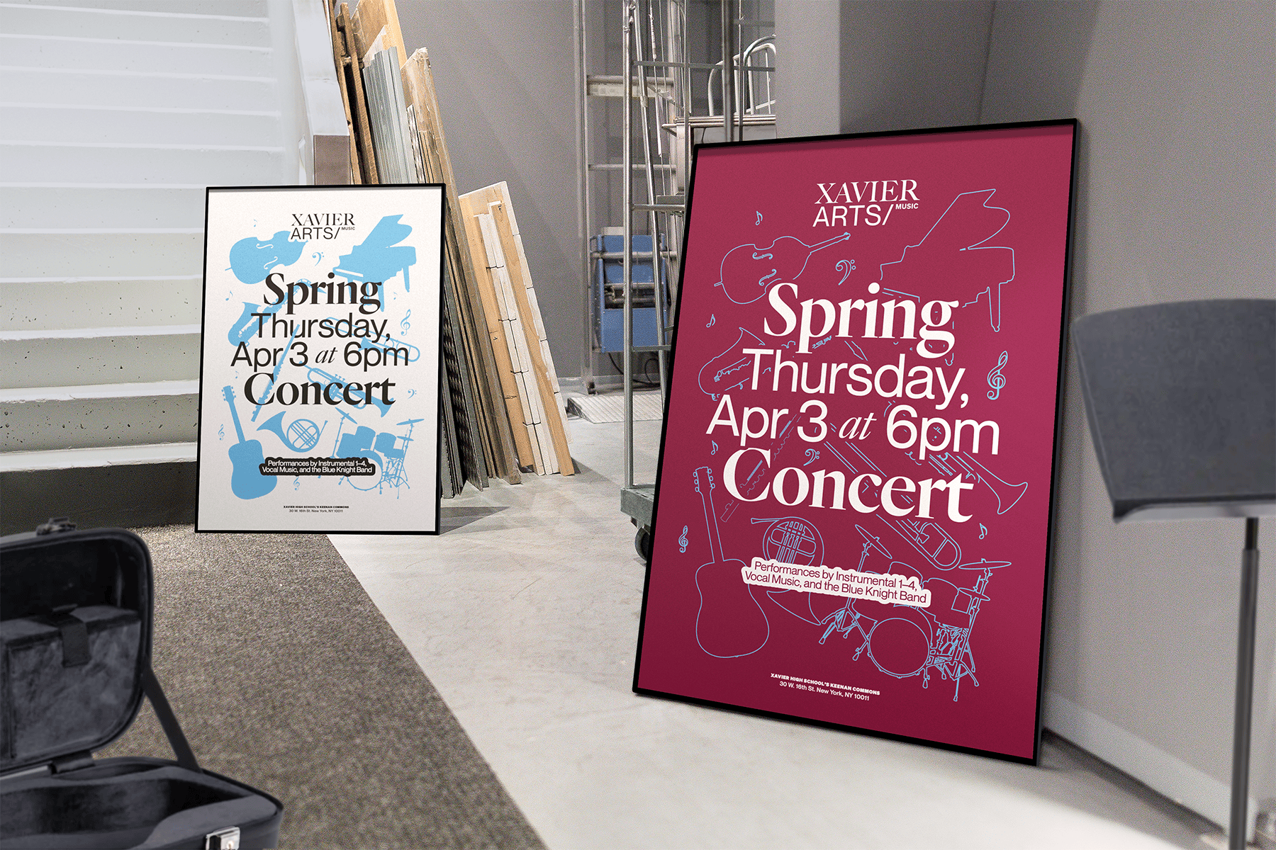 XavierArts_MusicPosters